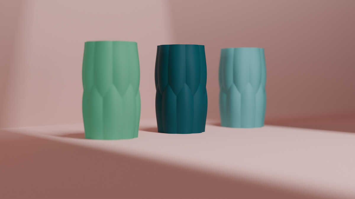 Vase Modern Puffed Vase Sculpture – Small size