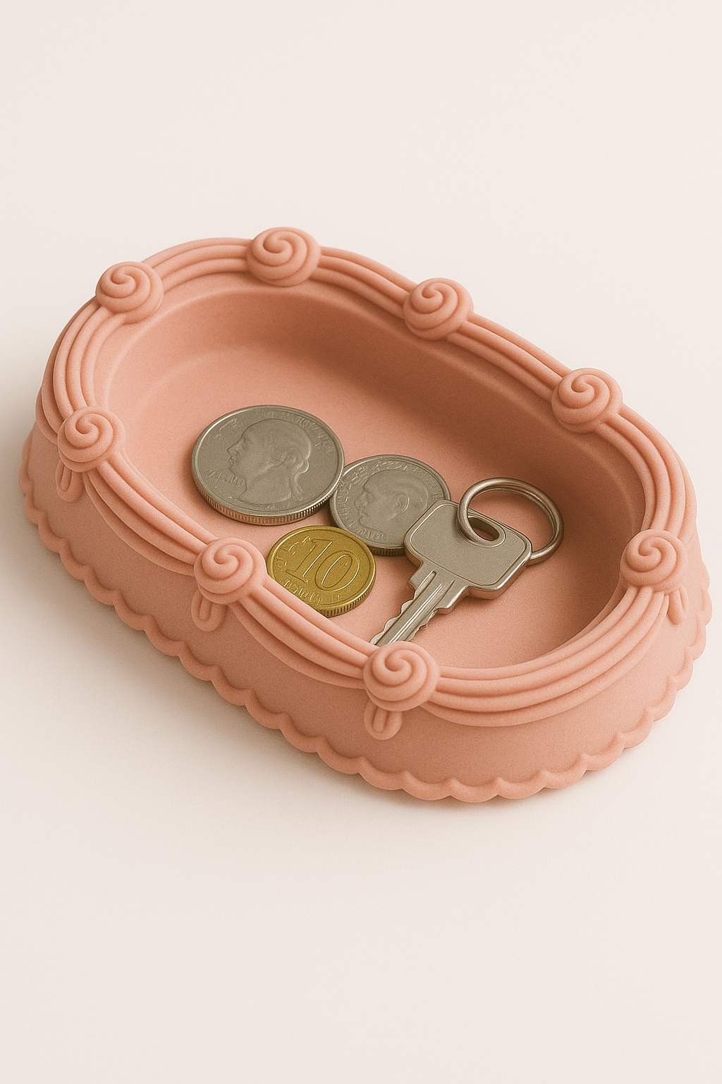Vintage Coquette Cake Catchall Tray