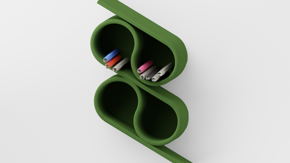Wavey Satisfying Desktop Organizer