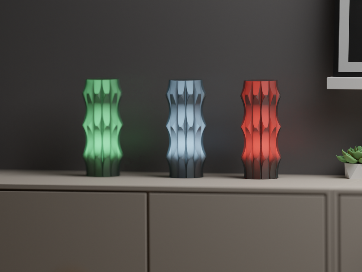 Wavy Stack Wireless Table Lamp