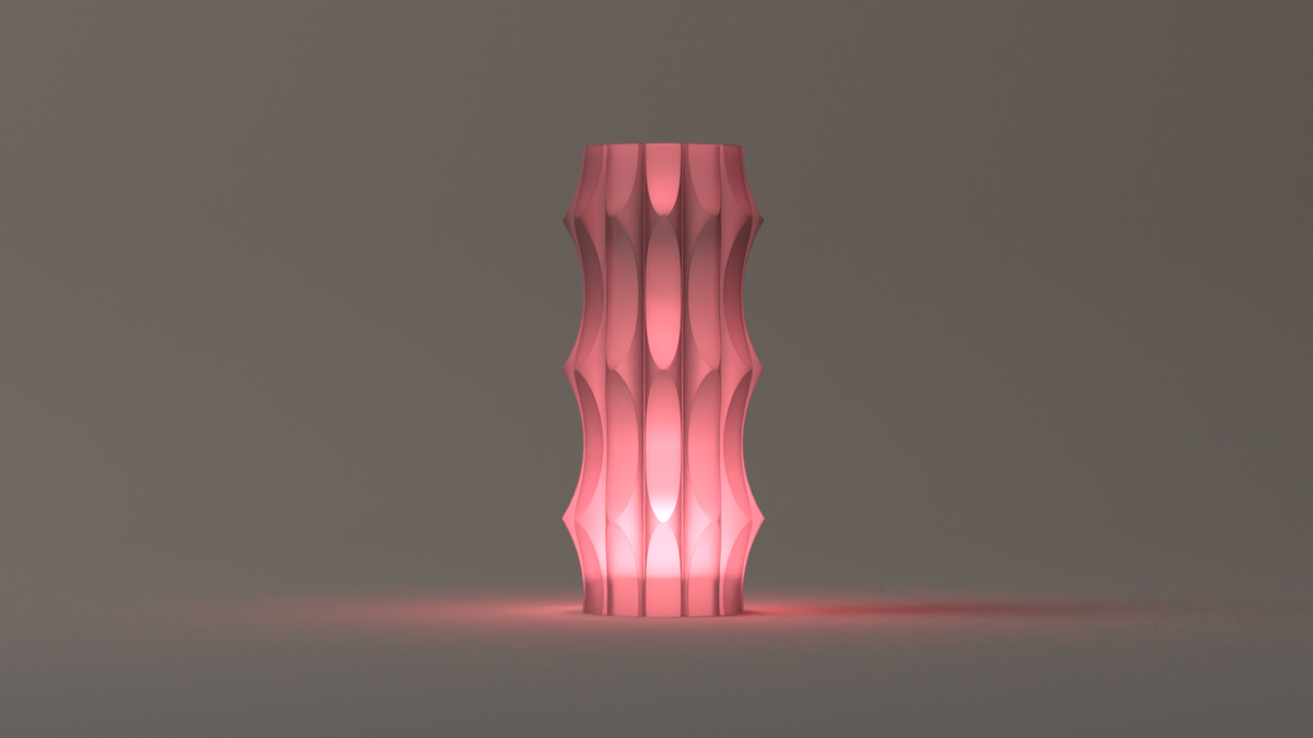 Wavy Stack Wireless Table Lamp