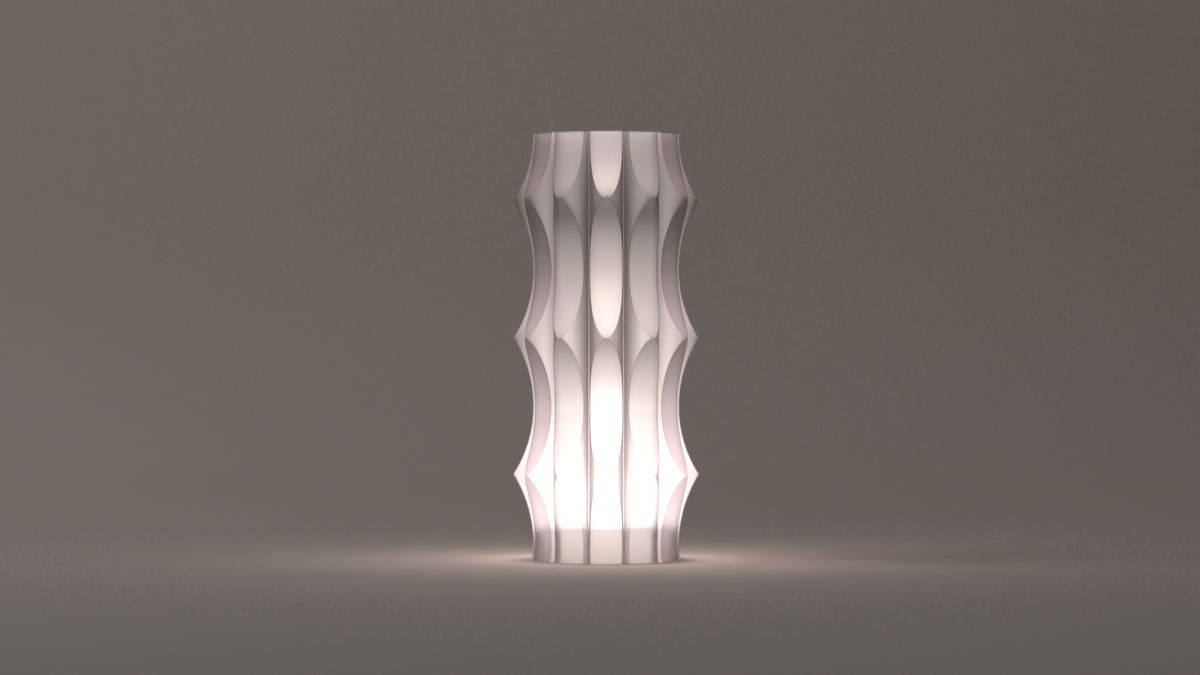Wavy Stack Wireless Table Lamp